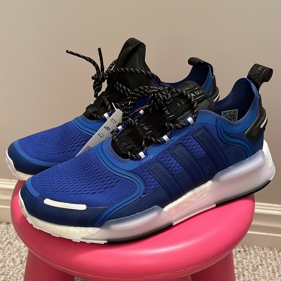 NWT ADIDAS Men’s NMD V3 TEAM ROYAL BLUE / CRYSTAL WHITE - CORE BLACK size 10 - Picture 5 of 16